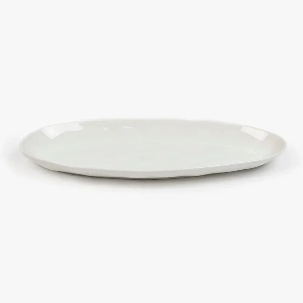 Prato oval martelado 25 cm
