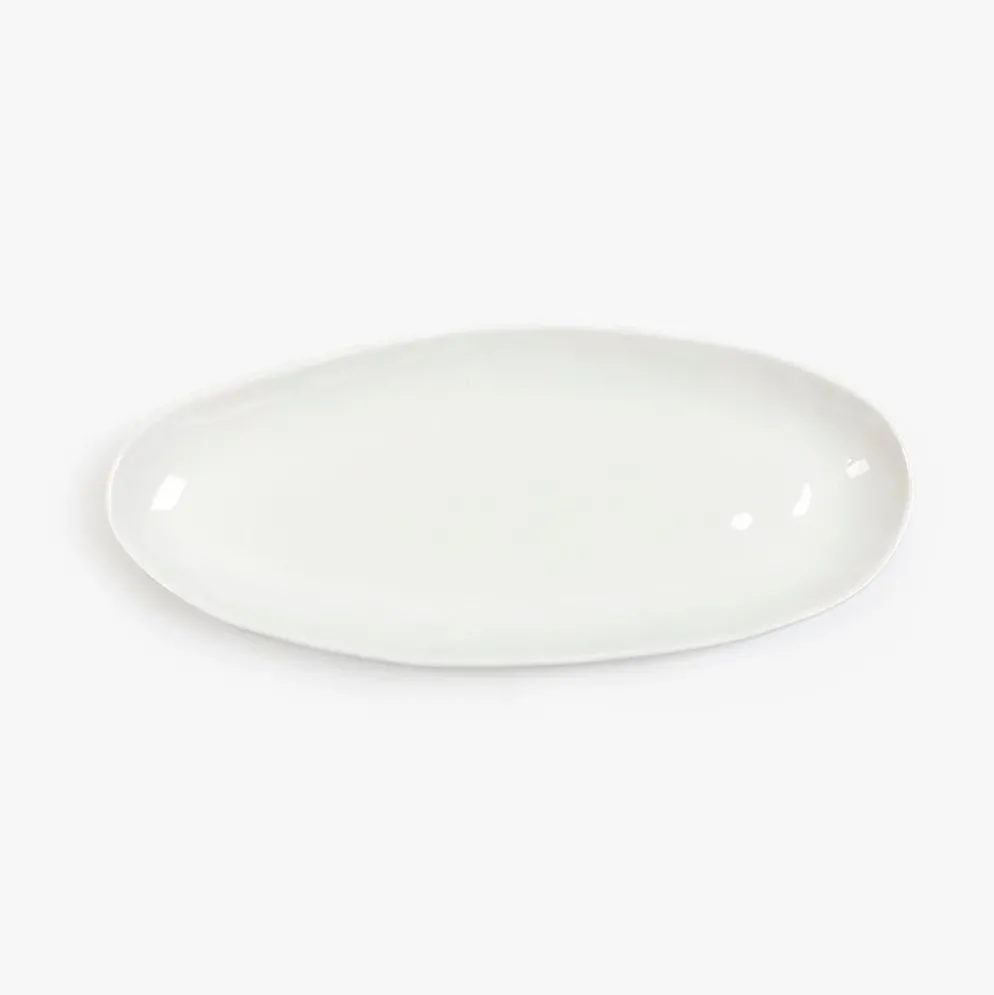 Prato oval martelado 30 cm
