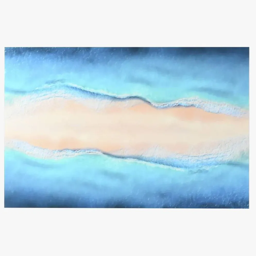 Quadro de Vidro Praia