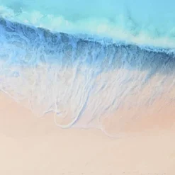 Quadro de Vidro Praia