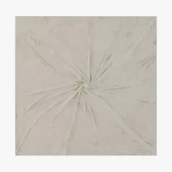 Quadro Drapeado Branco