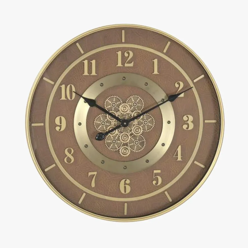 Relógio Parede Dourado 59x8x59
