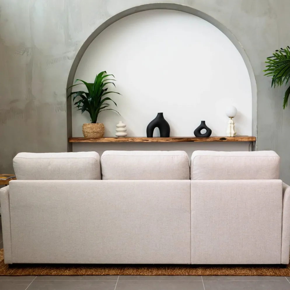 Sofá-cama com chaise longue reversível