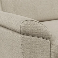 Sofá-cama com chaise longue reversível e arrumação