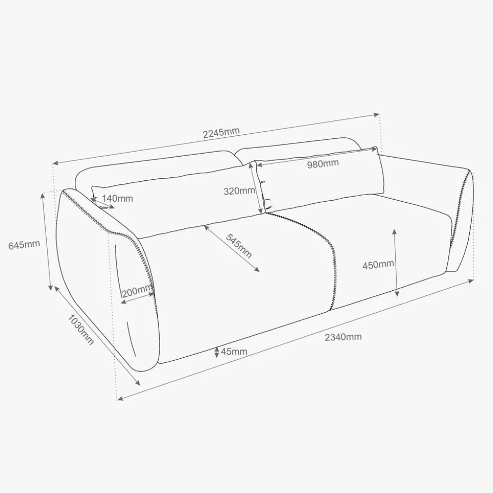 Sofá Cama com Sistema EasyBed