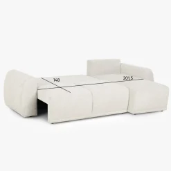 Sofá Cama 3 Lugares com CHL Reversivel