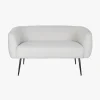 Sofá 2L Bege 129x75x73