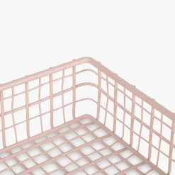 Suporte de Guardanapos em Metal Rosa