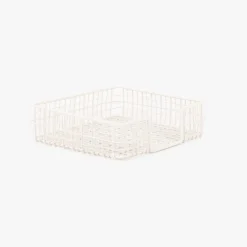 Suporte de Guardanapos em metal branco