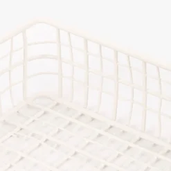 Suporte de Guardanapos em metal branco