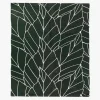 Tapete algodão folhas verde 170x240