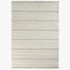 Tapetes Listas Branco 200x300