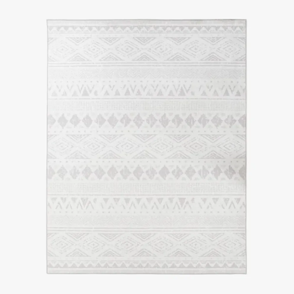 Tapete Étnico Branco 120x180