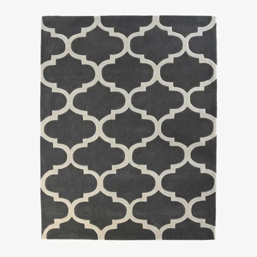 Tapete Trelis Cinza 120x180