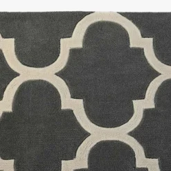 Tapete Trelis Cinza 120x180