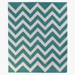 Tapete ZigZag Verde 160x230