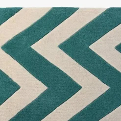 Tapete ZigZag Verde 160x230