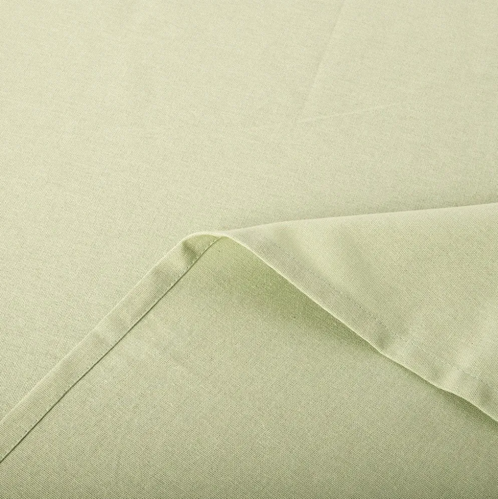 Toalha de Mesa Algodão Retangular Verde Claro