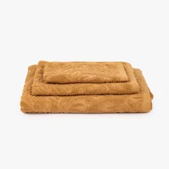 Toalha de Mãos Jacquard Floral Amarelo 30x50 cm