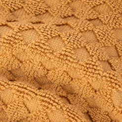 Toalha de RostoAlgodão Favos Amarelo 50x100cm