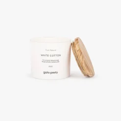 Vela Perfumada em Copo de Vidro White Cotton 250g